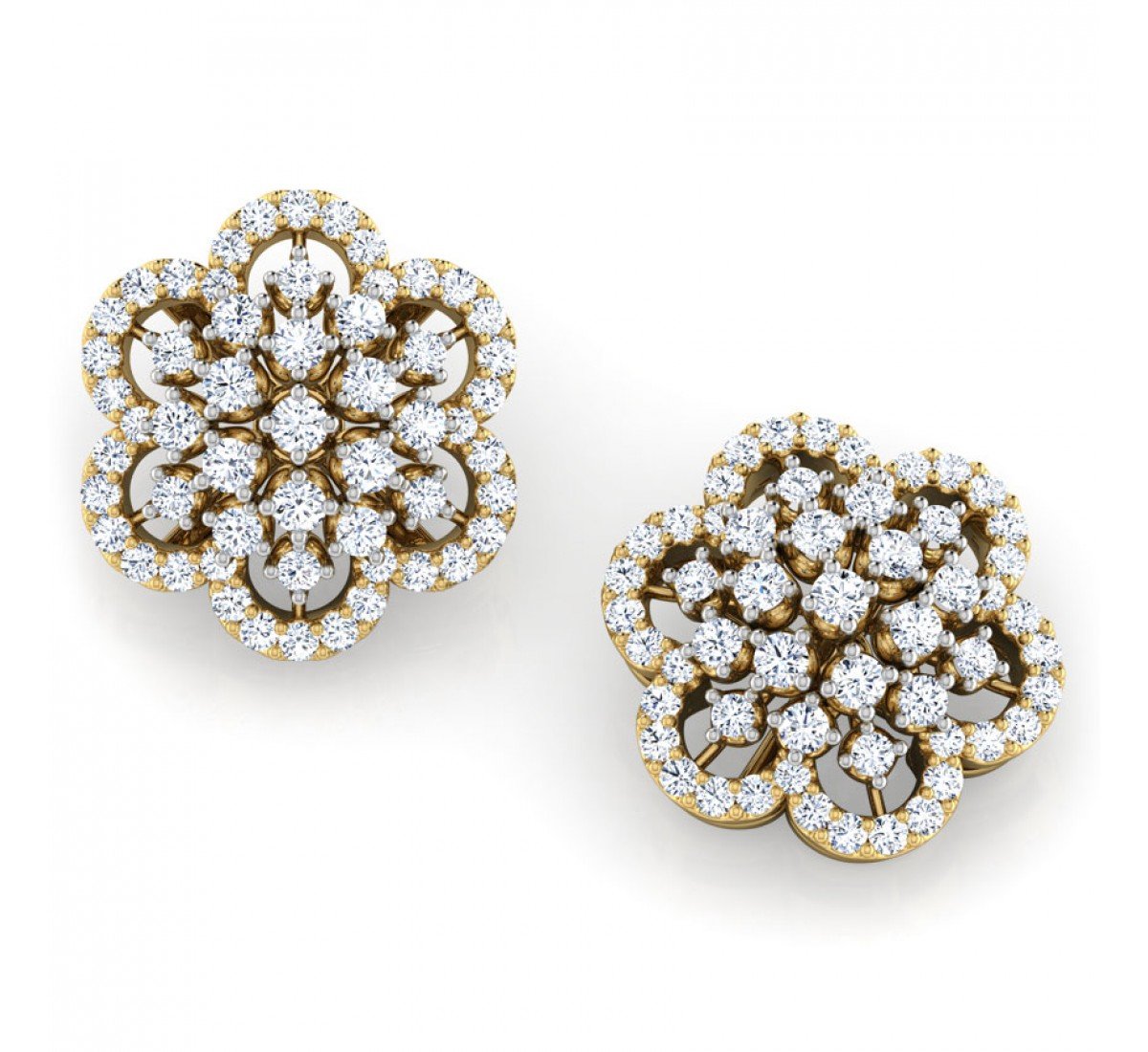Reflective Daimond Earrings