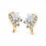 Amethystine Diamond Earrings