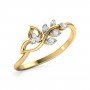 Classic Petalled Diamond Ring