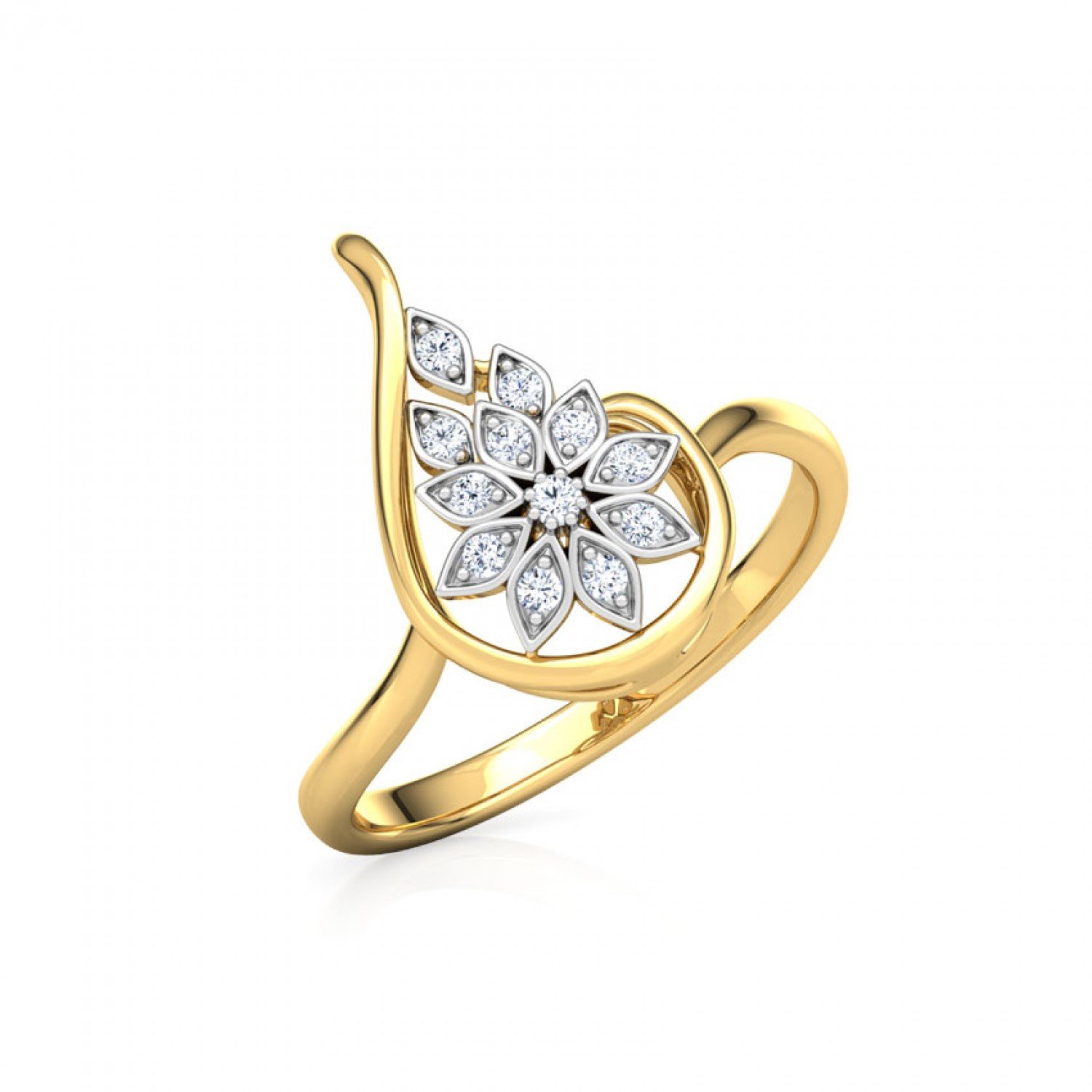 Trickel Shining Diamond Ring Trickel Shining Diamond Ring