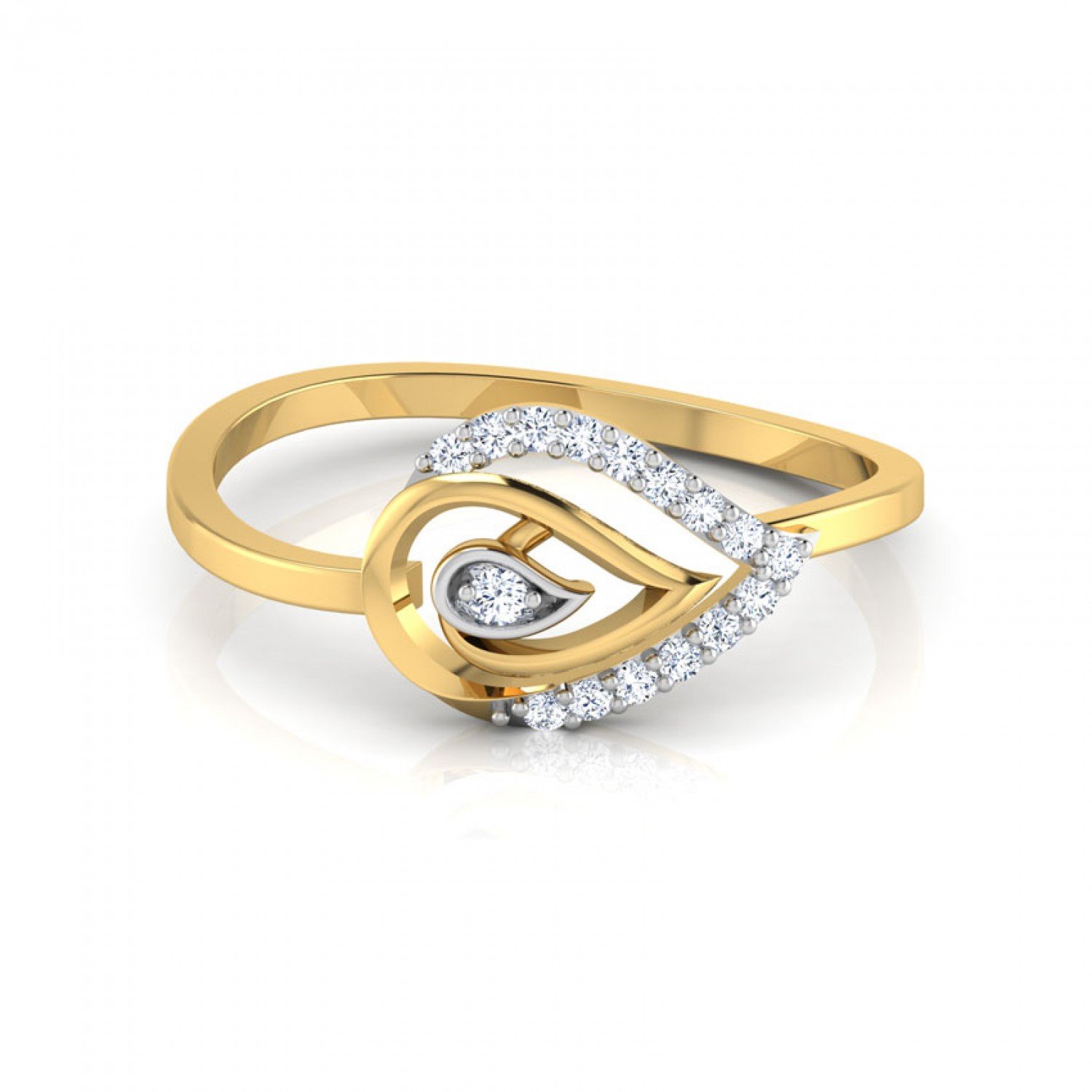 Enfold Velvet Diamond Ring