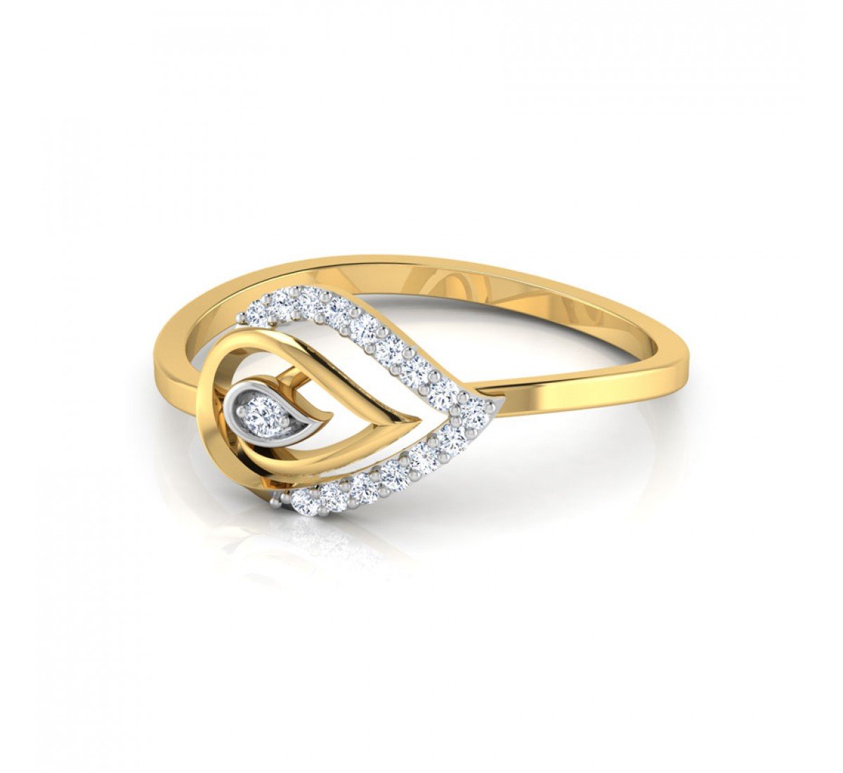 Enfold Velvet Diamond Ring