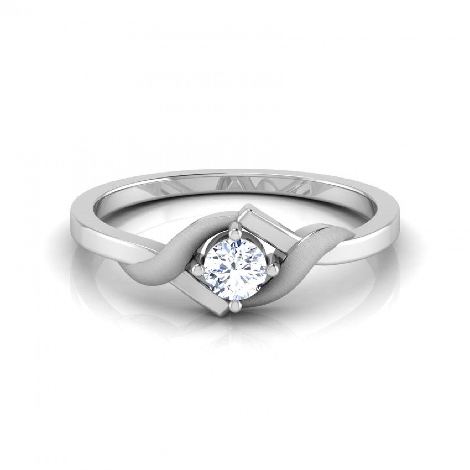 Adornaral ove Solitaire Diamond Ring Adornaral ove Solitaire Diamond Ring