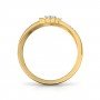 Elegant Swirl Diamond Ring