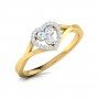 Scallop Twisty Diamond Ring