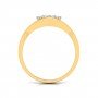 Scallop Twisty Diamond Ring