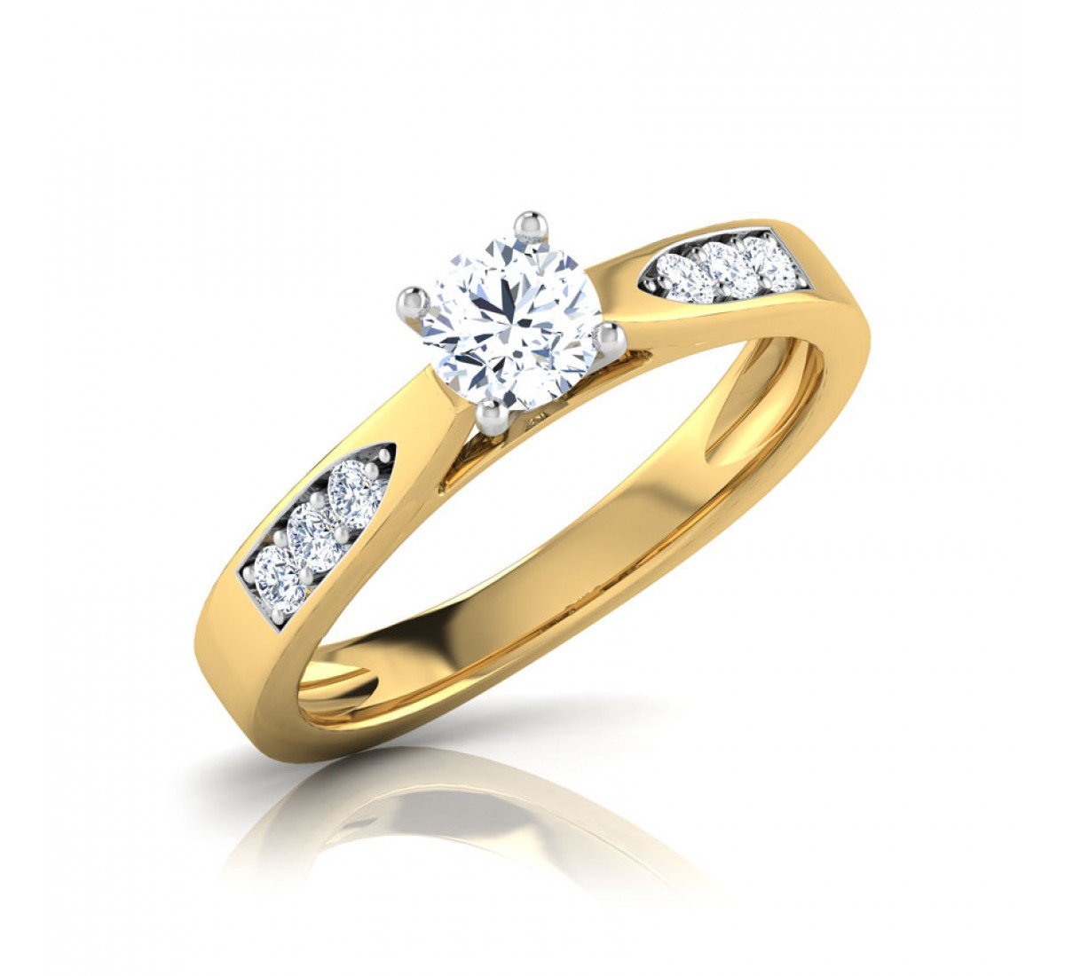 Adelisa Farida Solitaire Diamond Ring