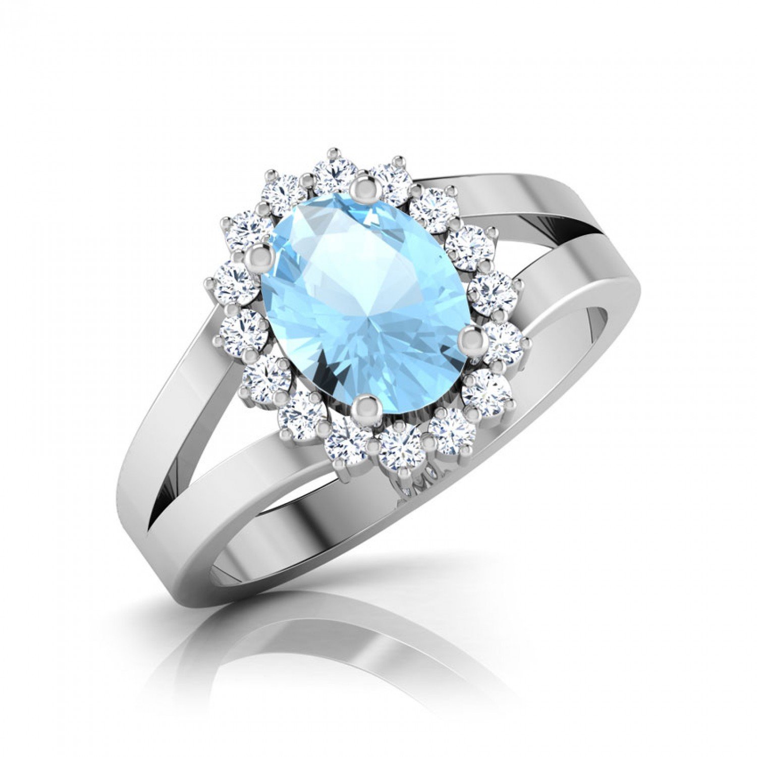 Alampata Topaz Diamond Ring Alampata Topaz Diamond Ring