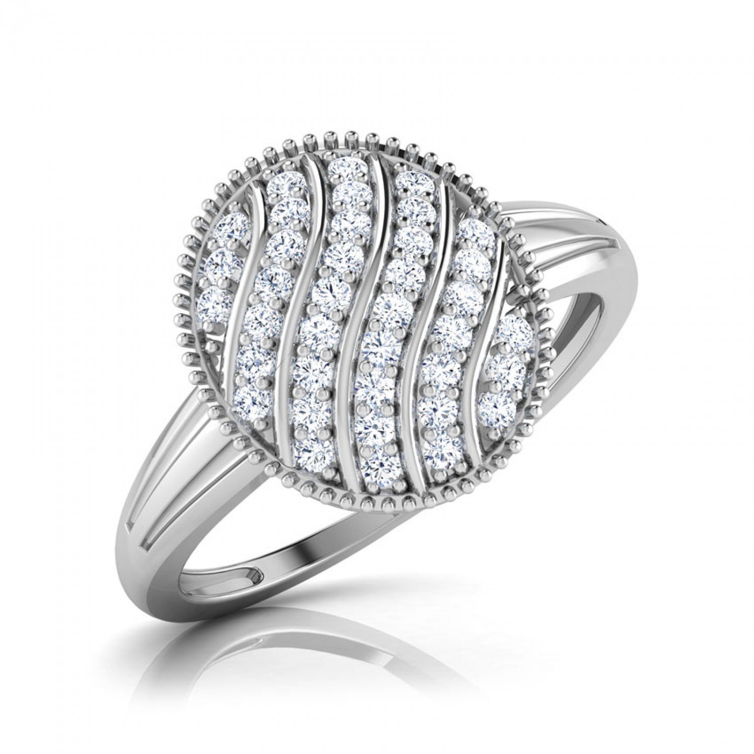 Entangle Miracle Twist Diamond Ring