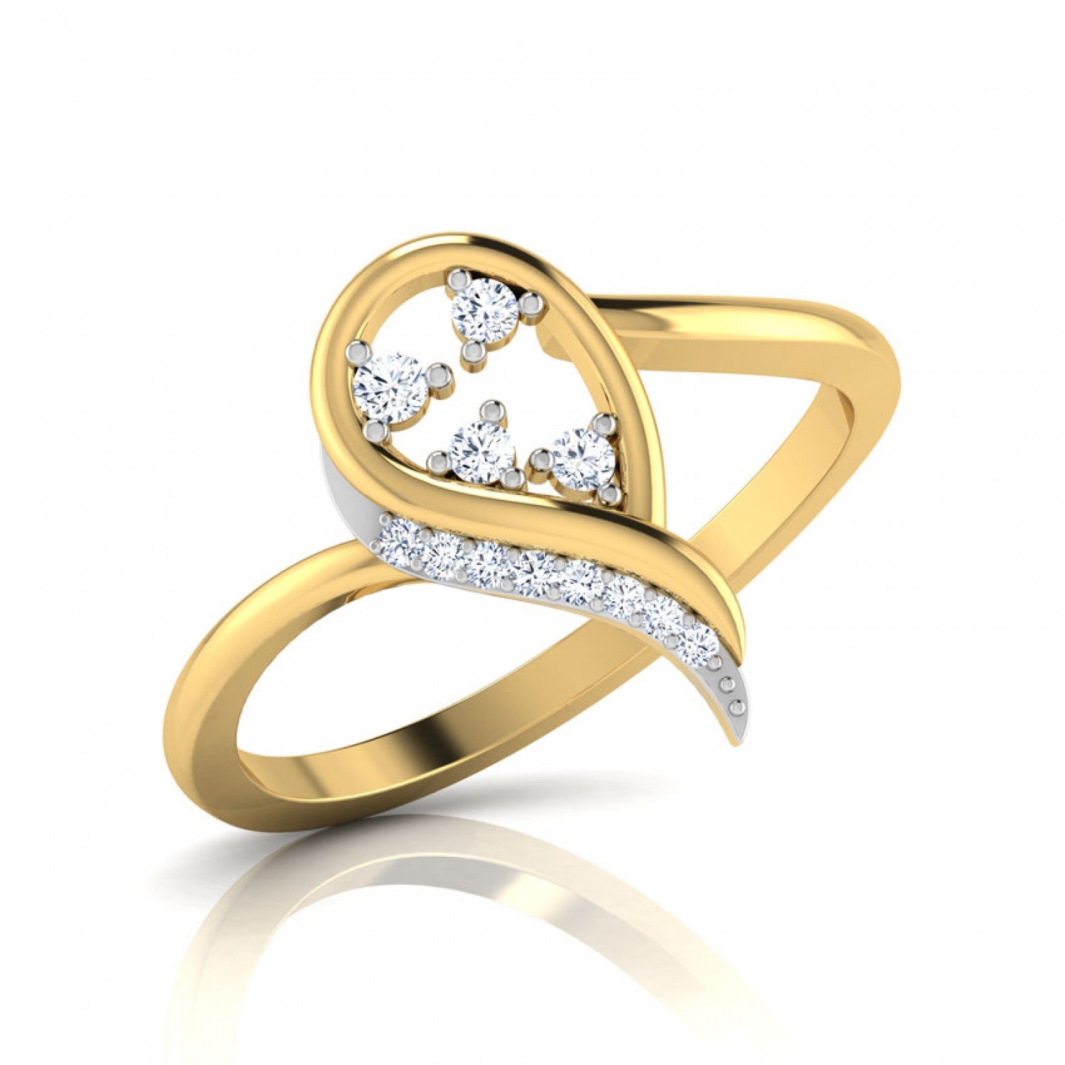 Glistening Kshipra Diamond Ring