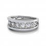 Blazing Helix Diamond Ring