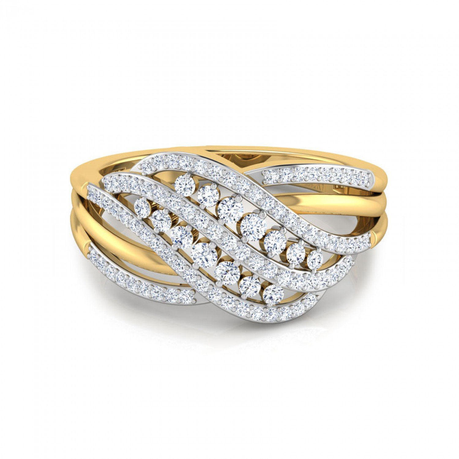 Classic Crossover Diamond Ring Classic Crossover Diamond Ring