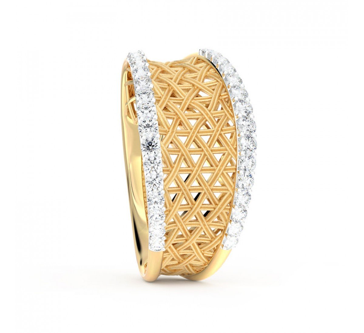 Amber Flock Diamond Ring