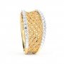 Amber Flock Diamond Ring
