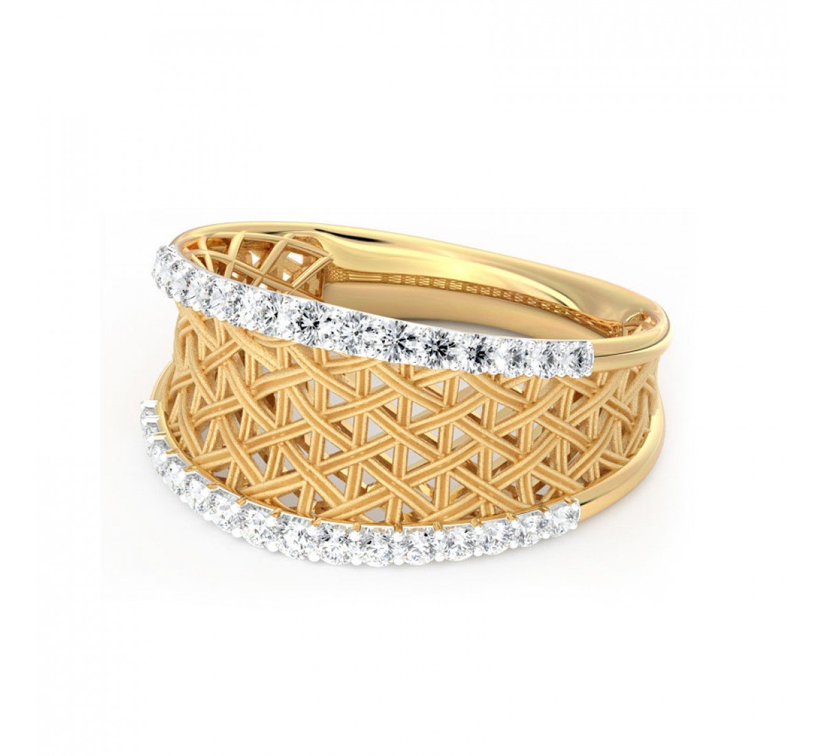 Amber Flock Diamond Ring