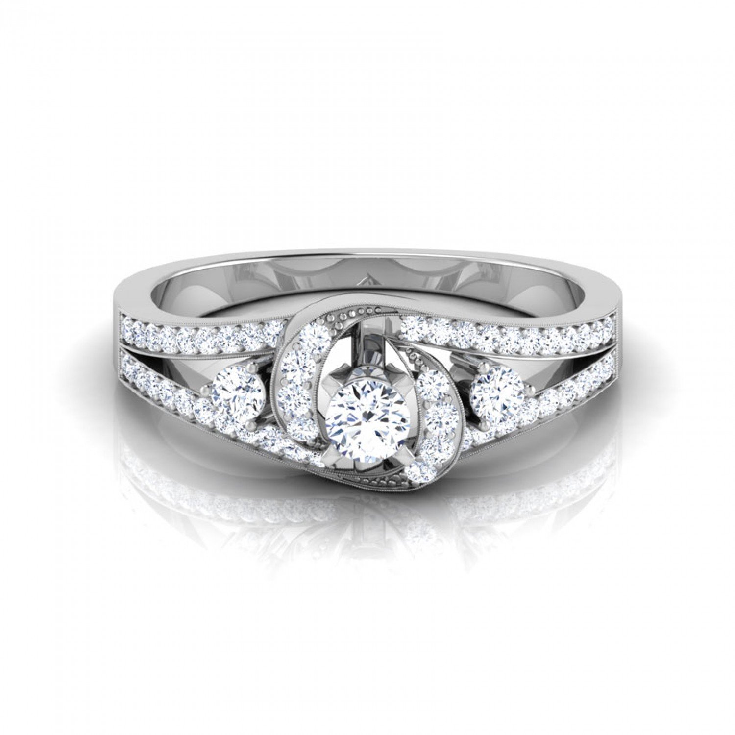 Shimmering Solitaire Diamond Ring Shimmering Solitaire Diamond Ring
