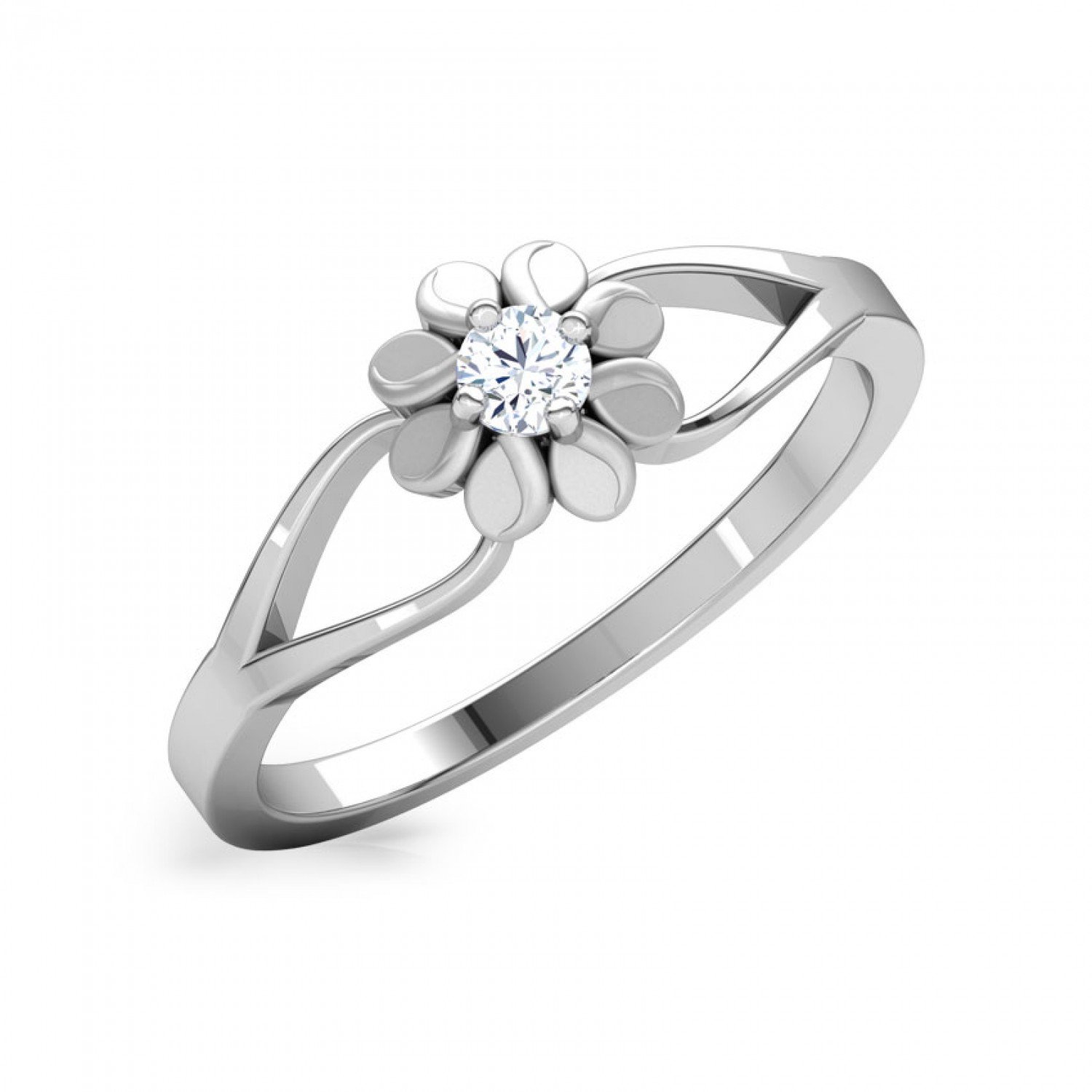 Cabled Glow Diamond Ring Cabled Glow Diamond Ring