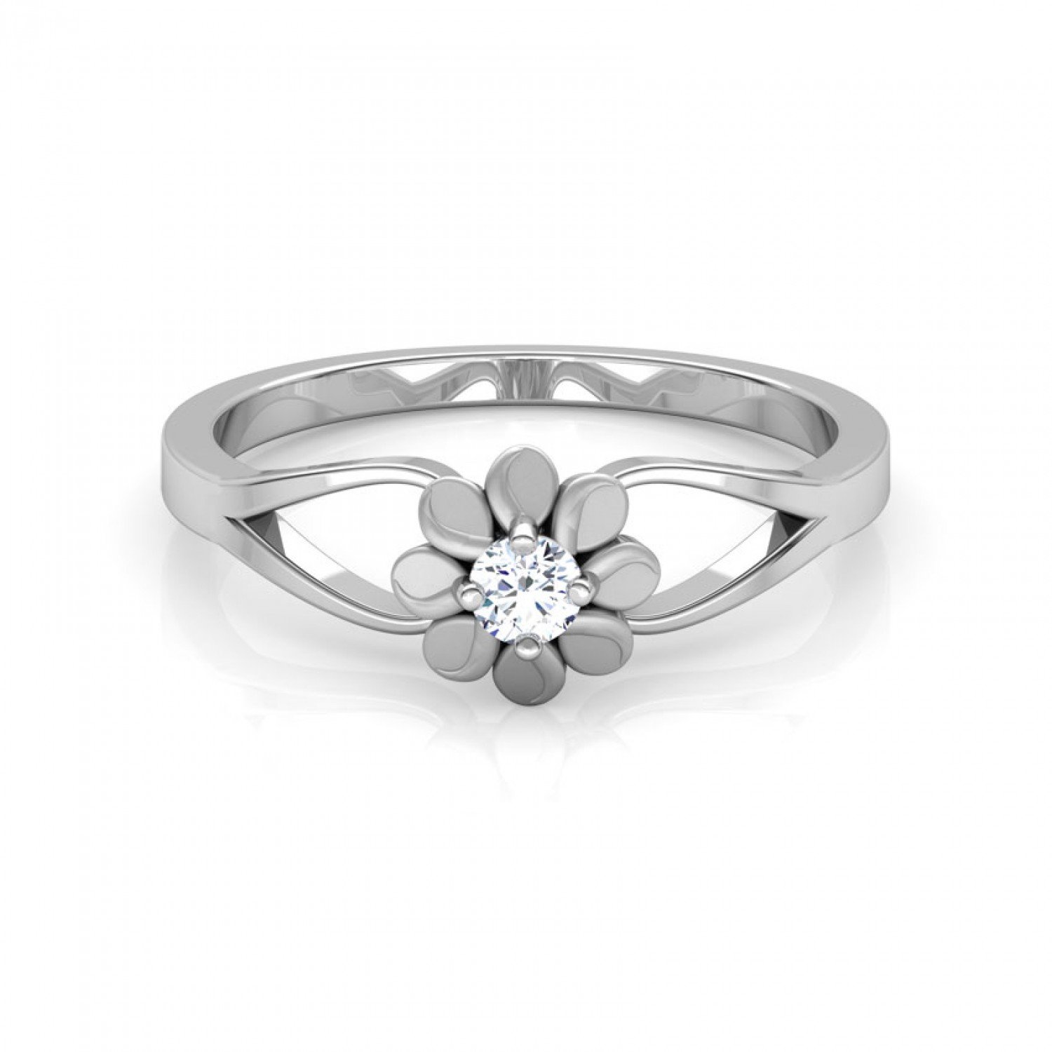 Cabled Glow Diamond Ring Cabled Glow Diamond Ring