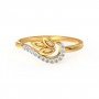 Cabriole Swerve Diamond Ring