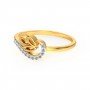Cabriole Swerve Diamond Ring
