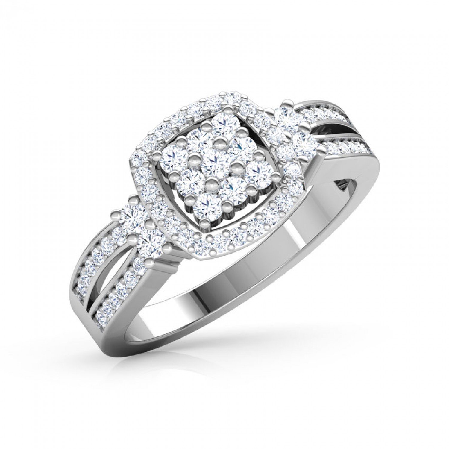 Galaxial Petals Diamond Ring