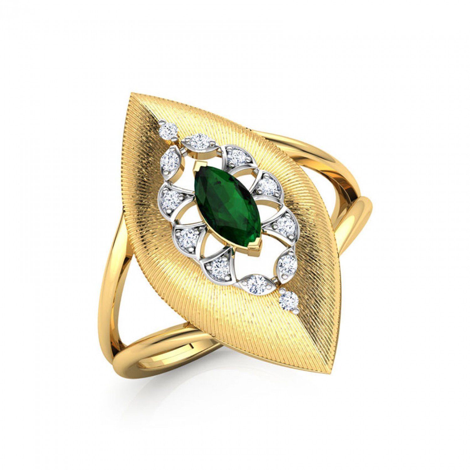 Graceful Marquise Diamond Ring