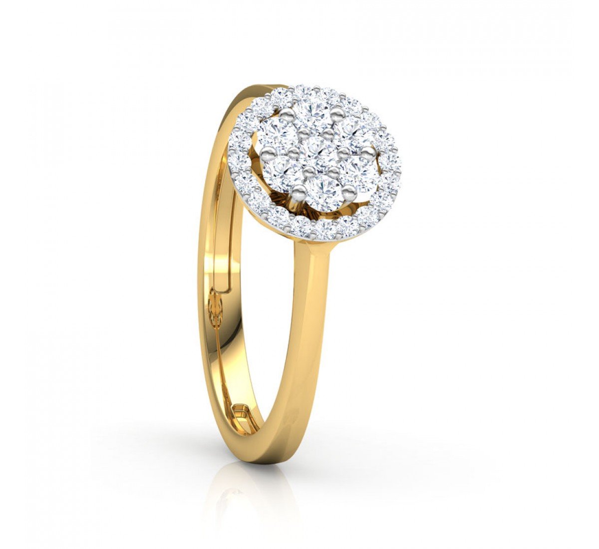 Elegance Seven Diamond Ring