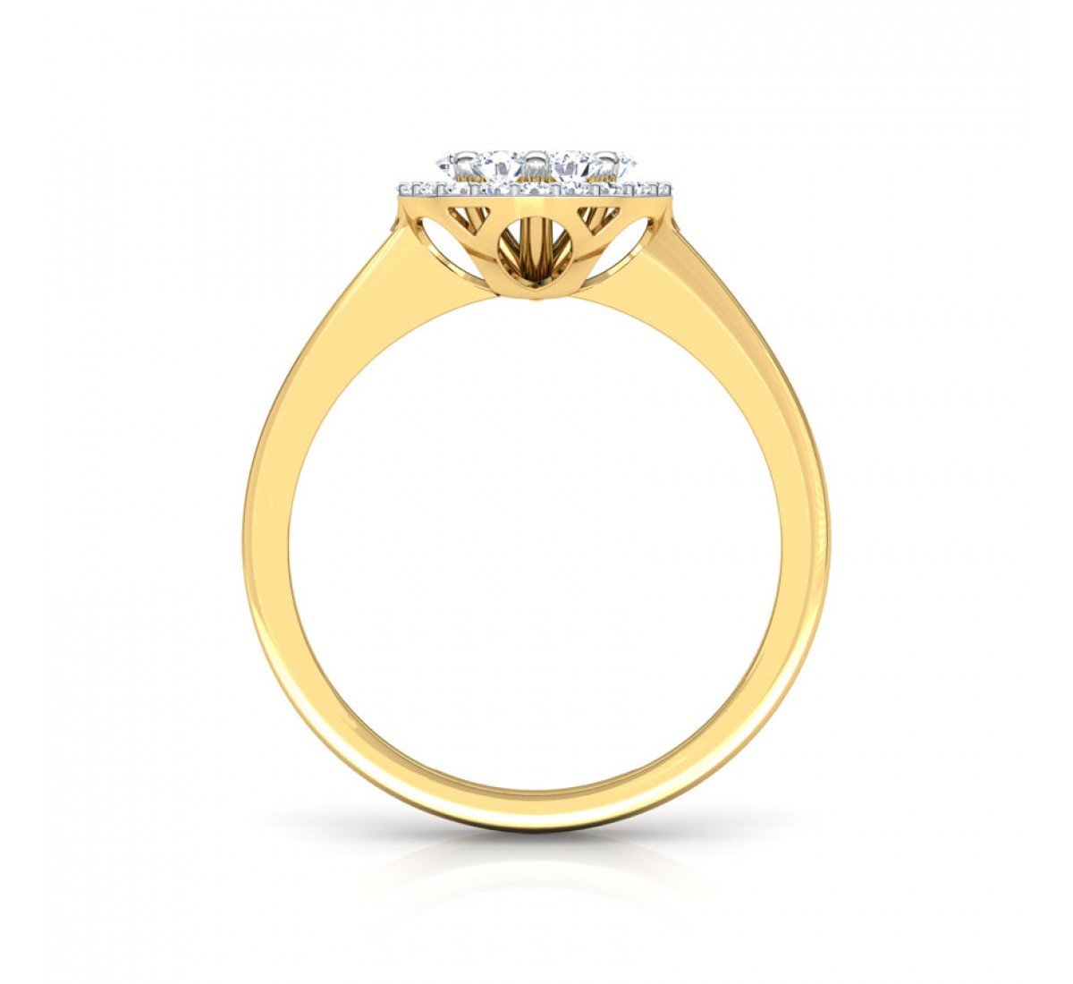 Elegance Seven Diamond Ring