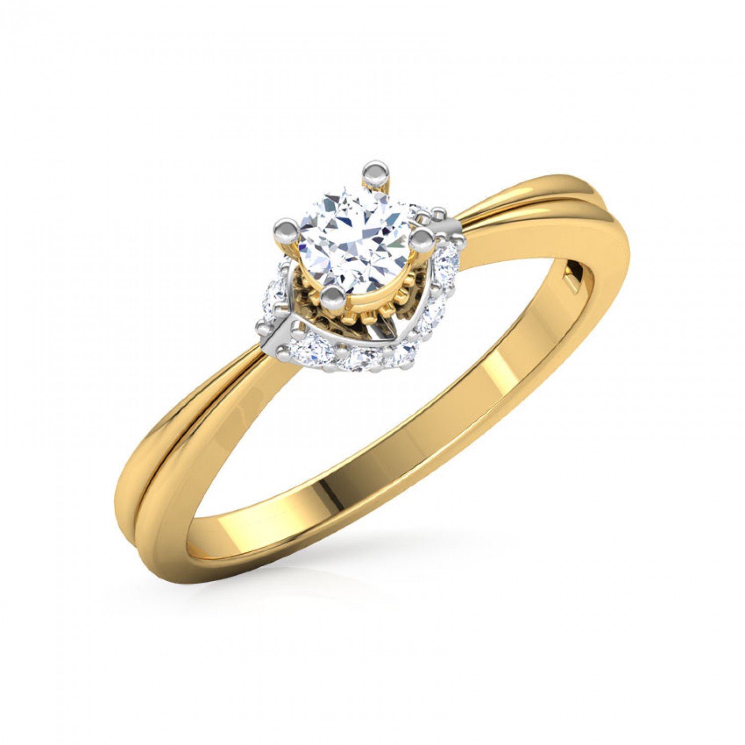 Altoa Baguette Solitaire Diamond Ring Altoa Baguette Solitaire Diamond Ring