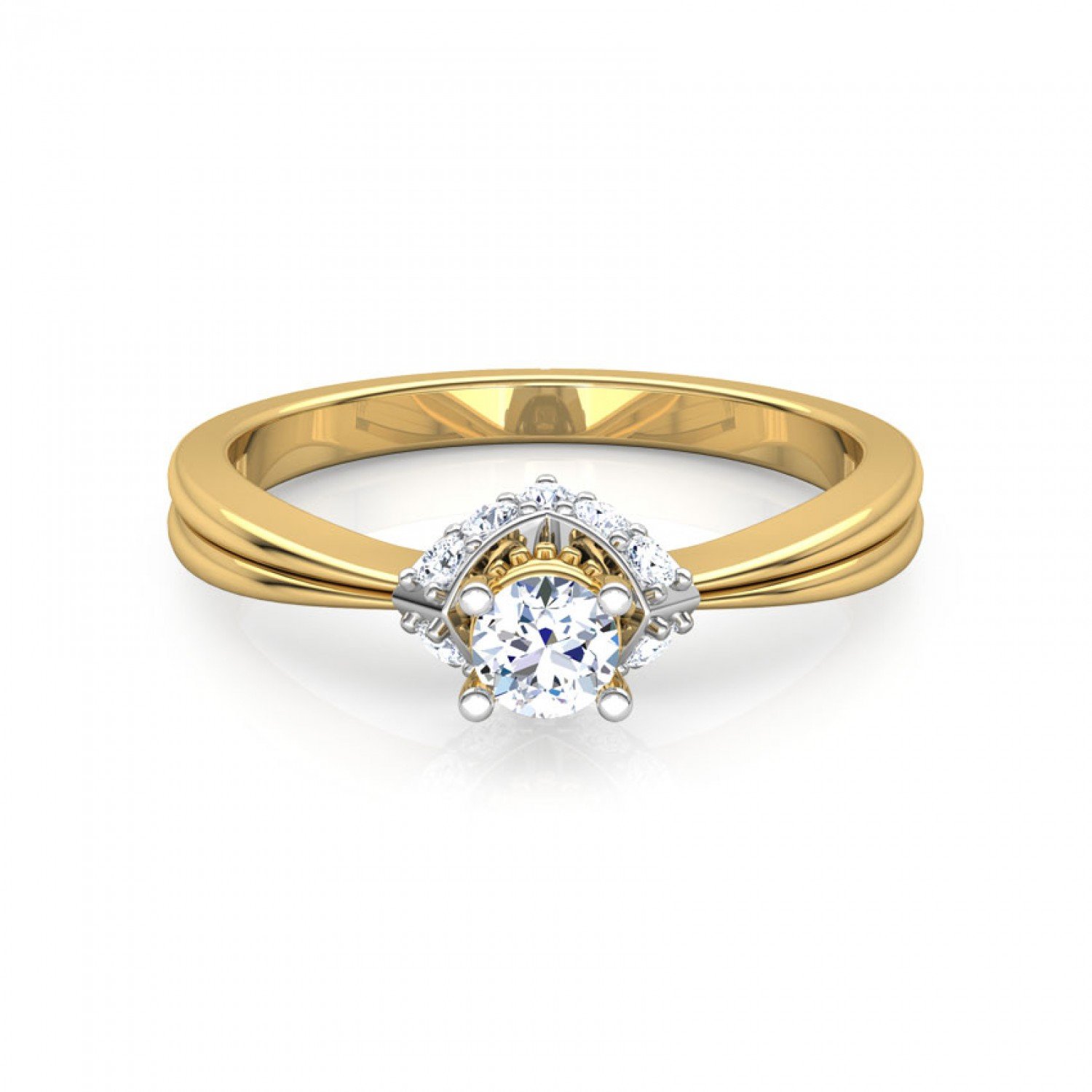 Altoa Baguette Solitaire Diamond Ring Altoa Baguette Solitaire Diamond Ring