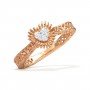 Stellar Droplet Diamond Ring