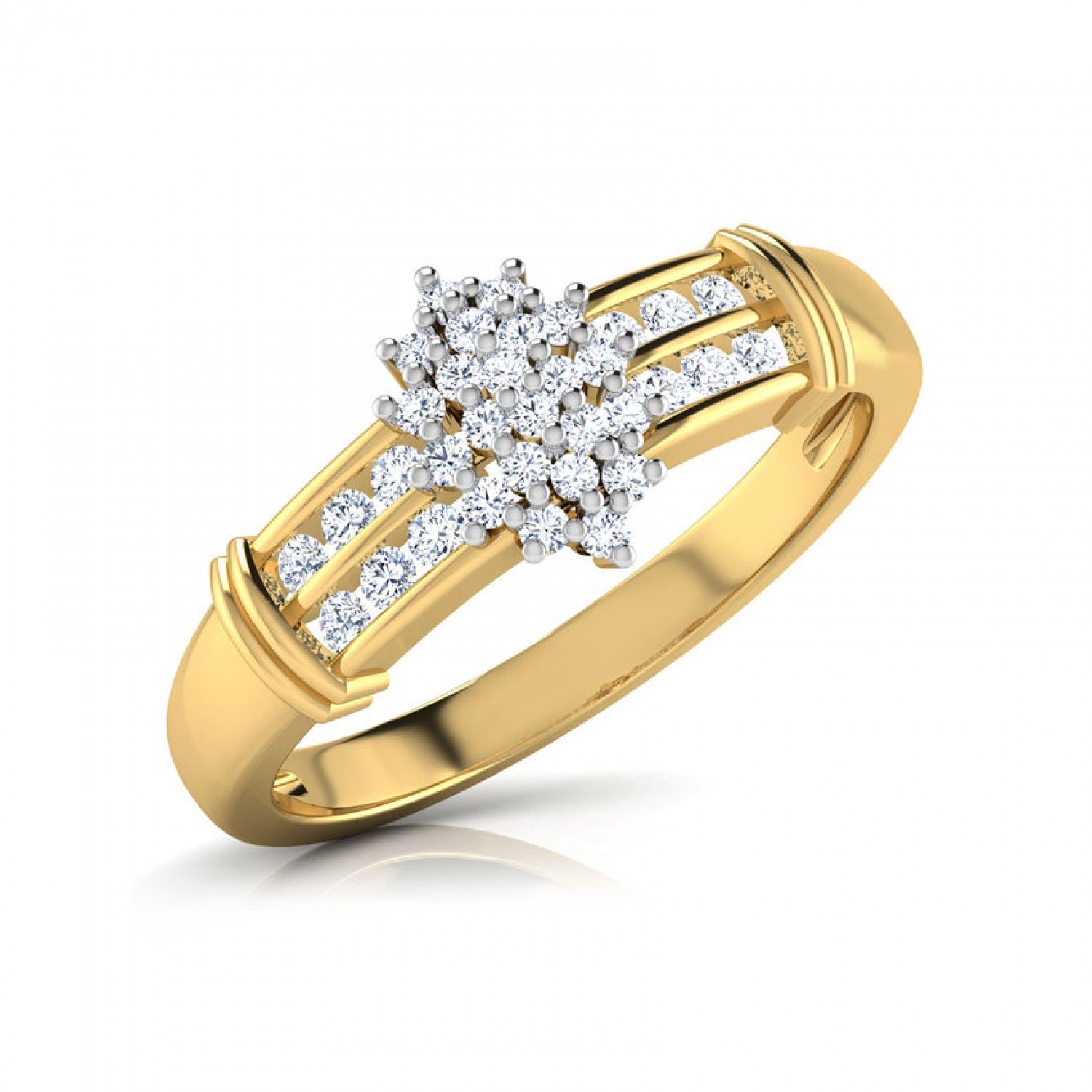 Ephemeral Gleaming Diamond Ring