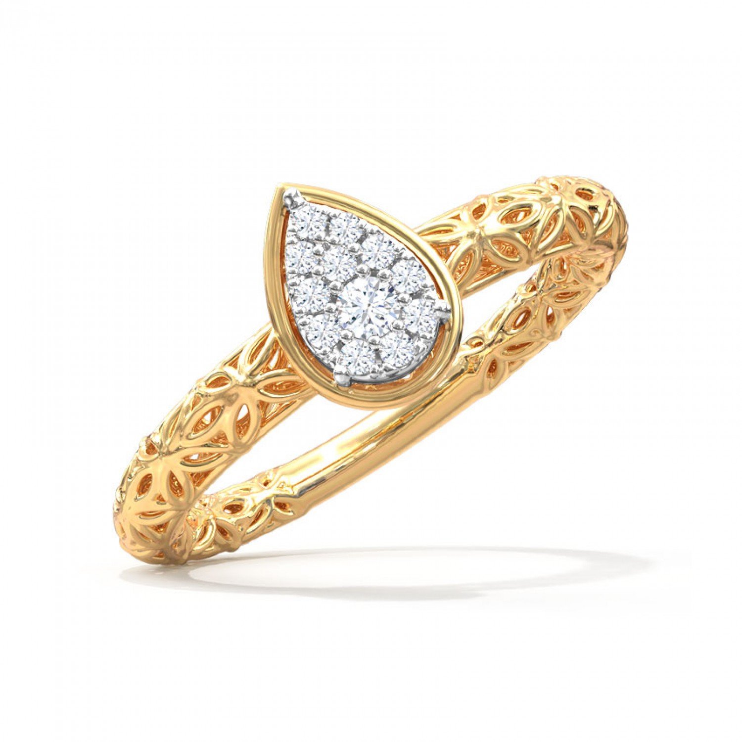 Adele Ripple Diamond Ring Adele Ripple Diamond Ring