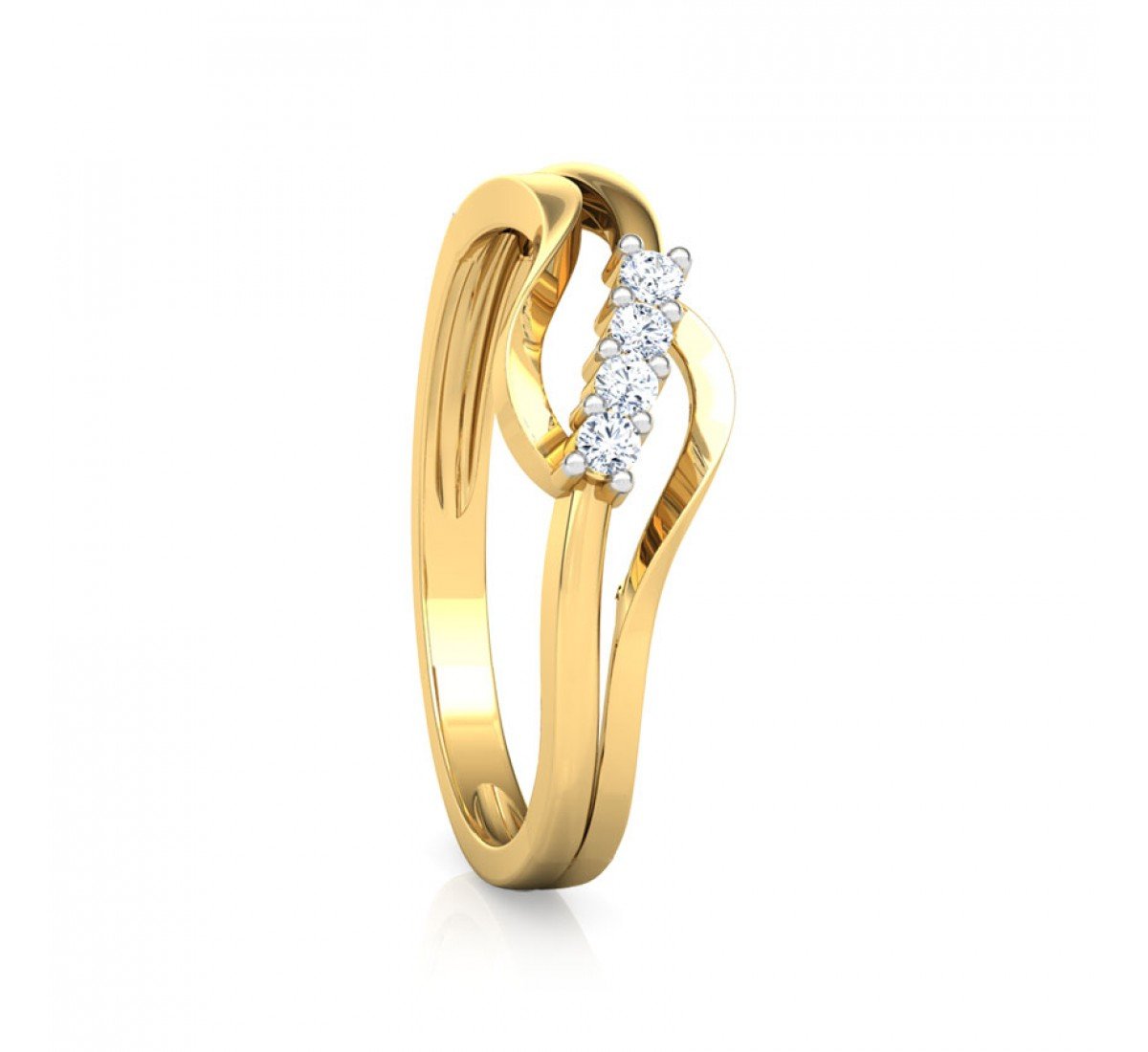 Aura Paisley Diamond Ring