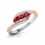 Radiant Glow Diamond Ring