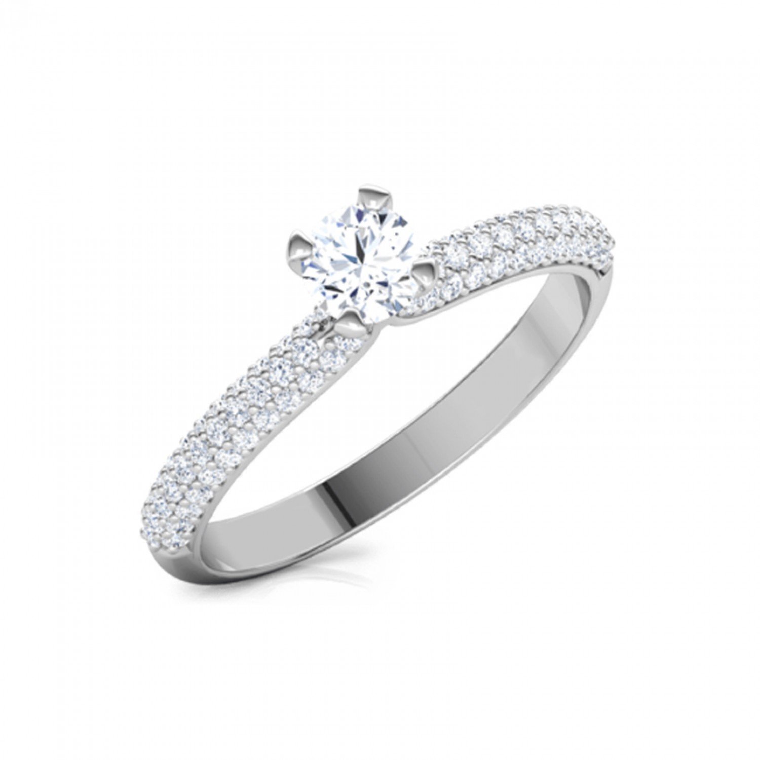 Aurorium Solitaire Diamond Ring Aurorium Solitaire Diamond Ring