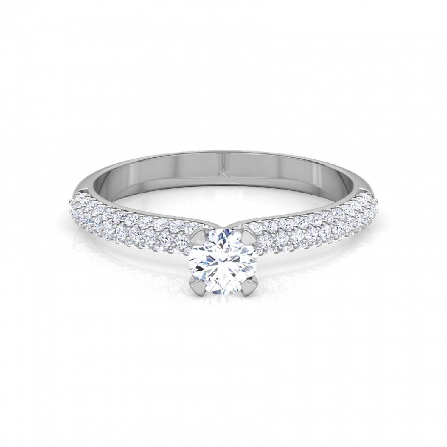 Aurorium Solitaire Diamond Ring Aurorium Solitaire Diamond Ring