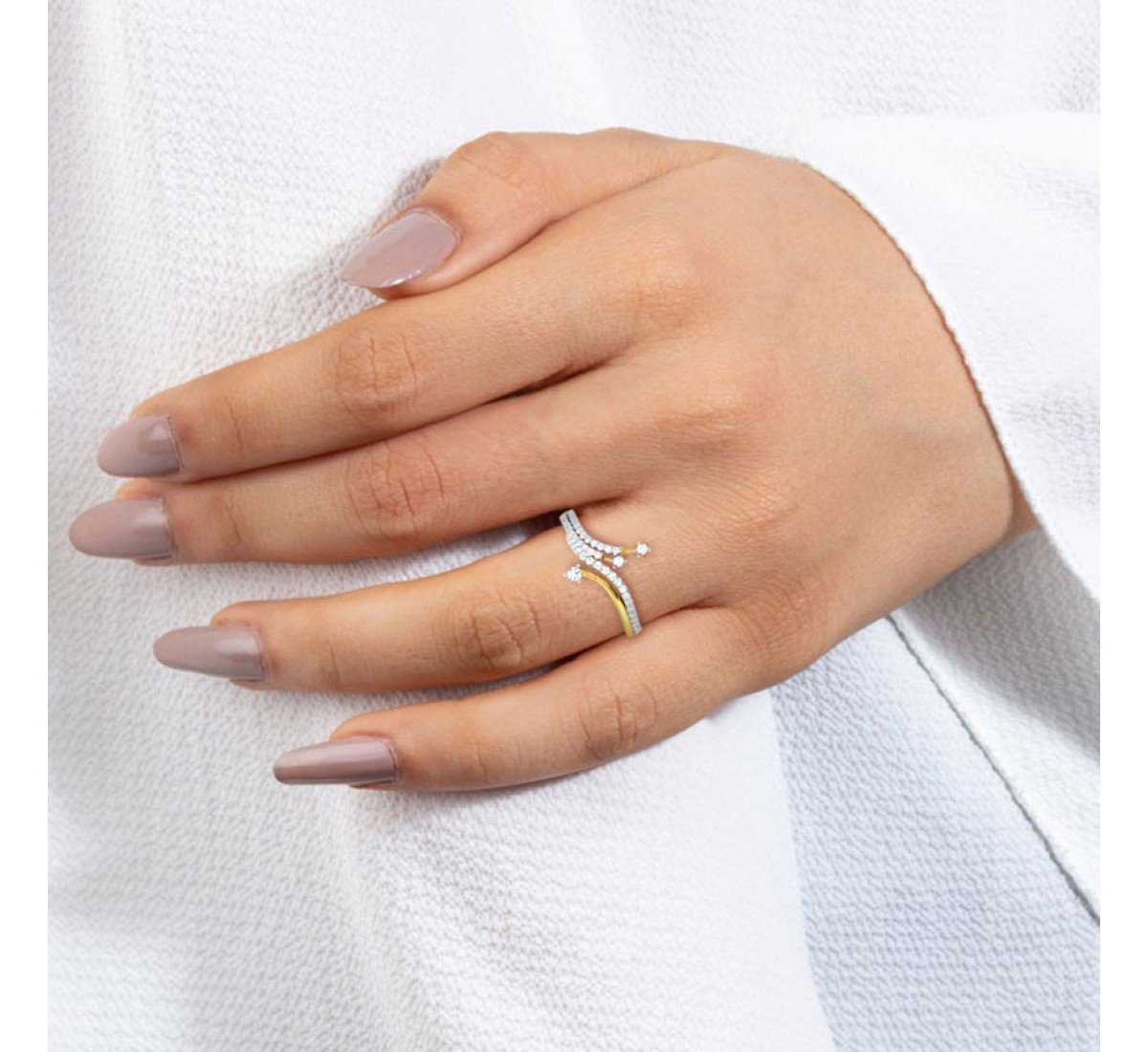 Triplet Asya Diamond Ring