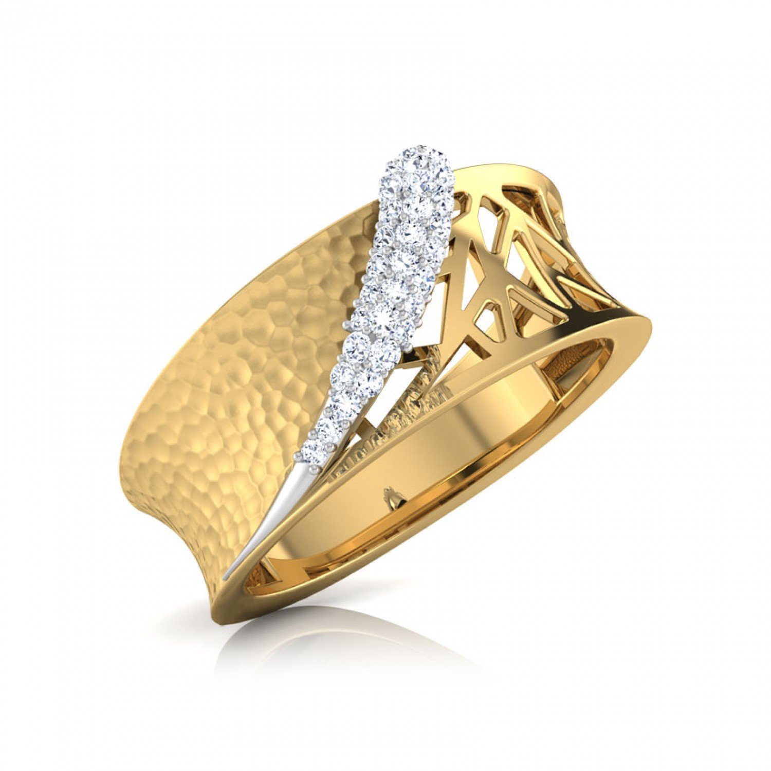 Spiral Gleam Spark Diamond Ring Spiral Gleam Spark Diamond Ring