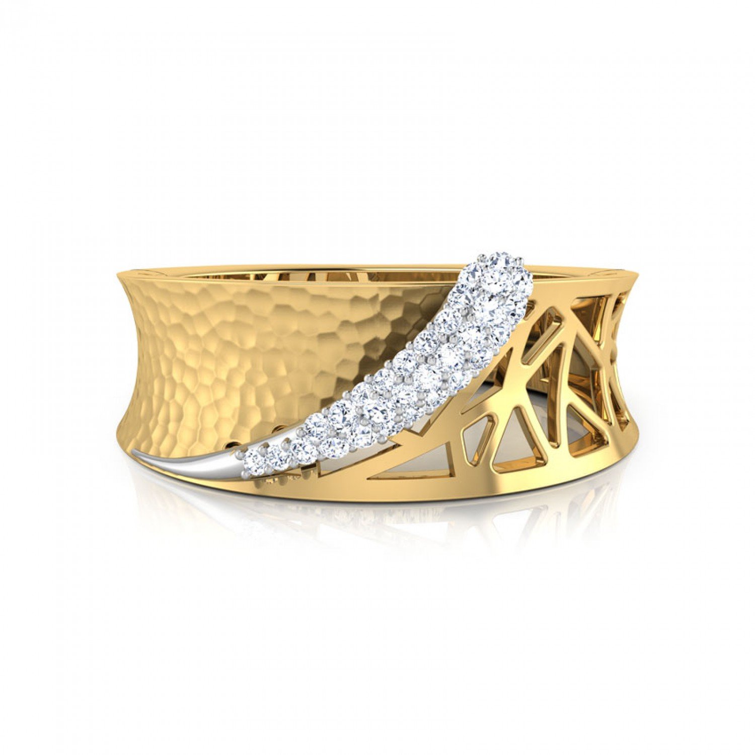 Spiral Gleam Spark Diamond Ring Spiral Gleam Spark Diamond Ring