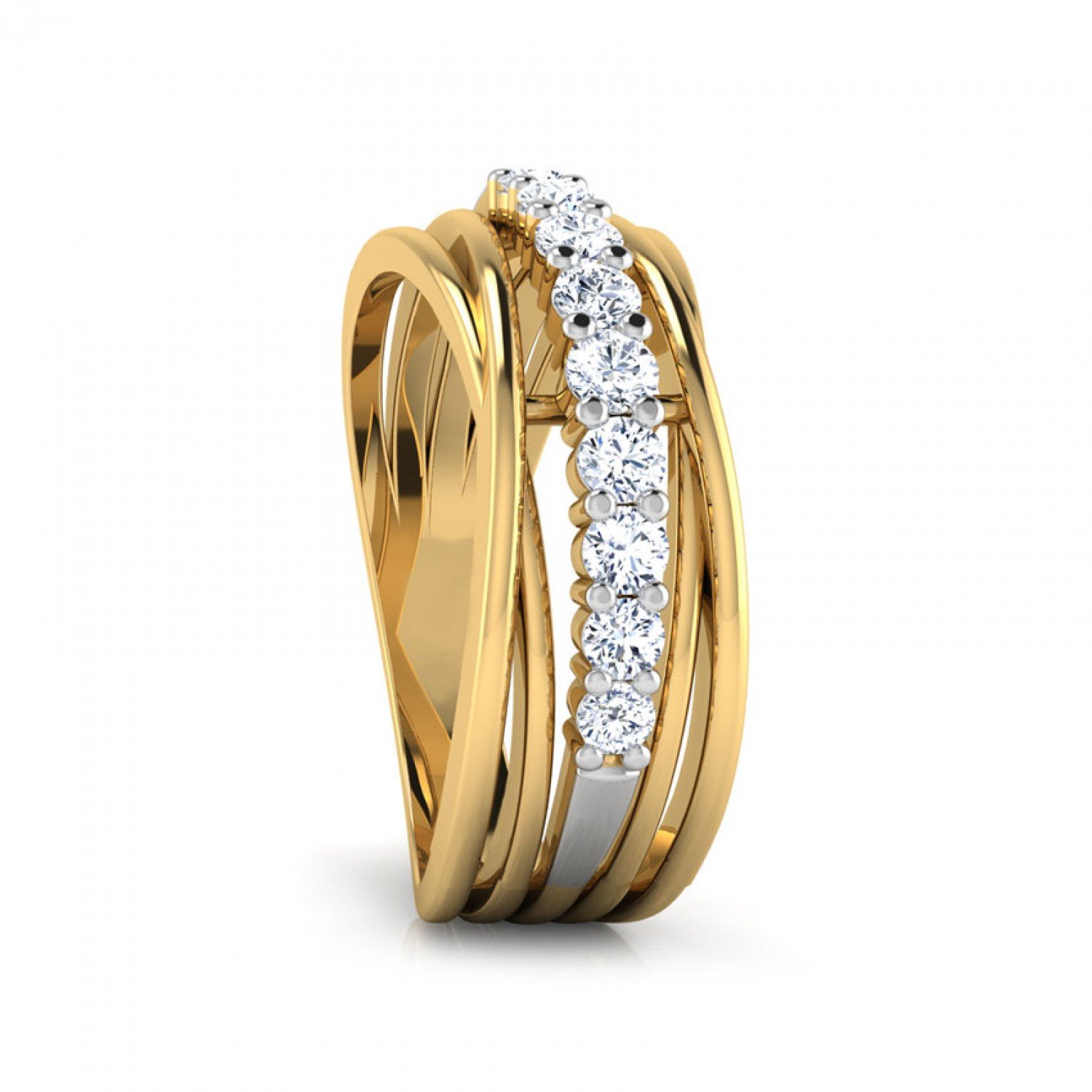 Playful Wave Dance Diamond Ring Playful Wave Dance Diamond Ring