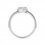 Graceful Spiral Diamond Ring