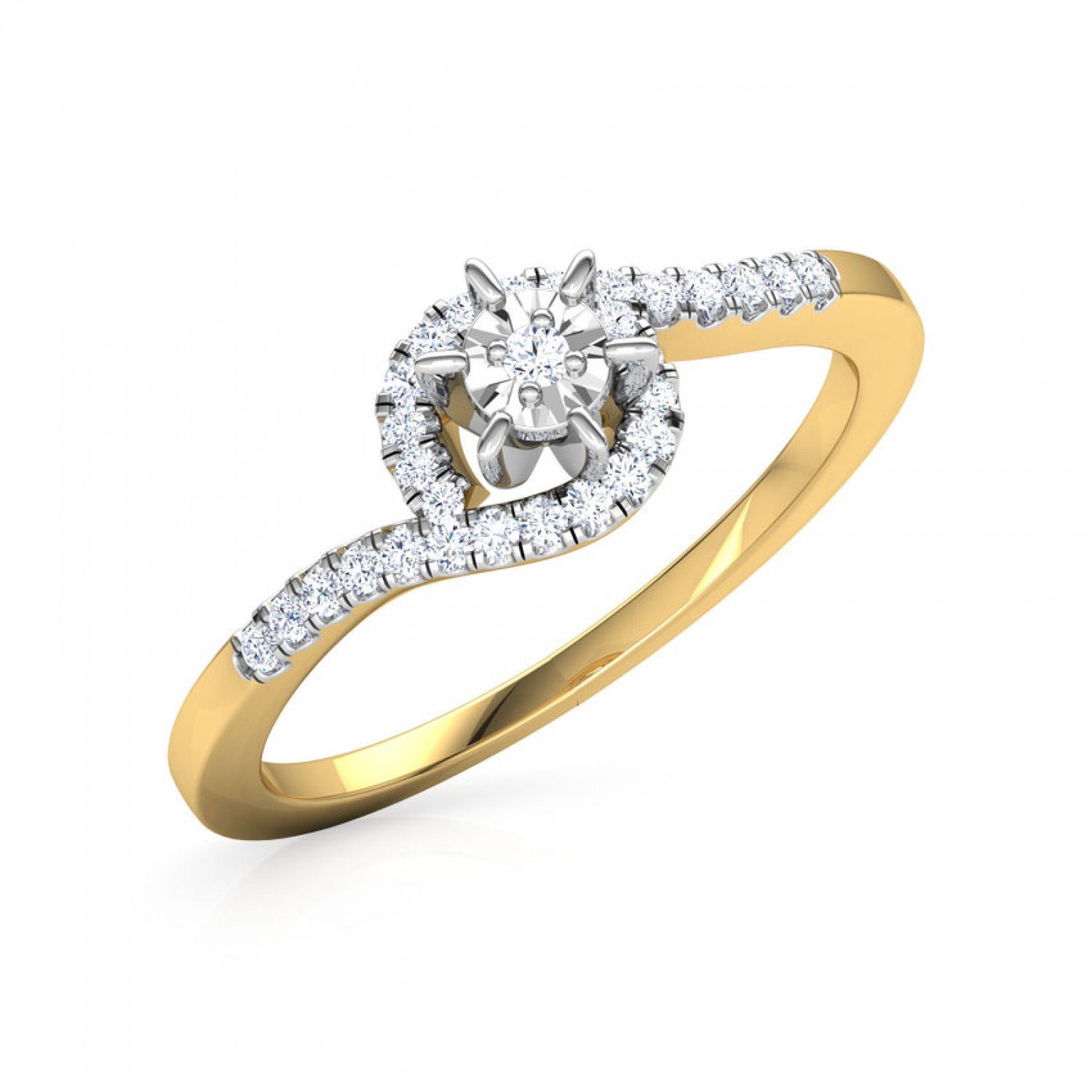 Imperial Twist Diamond Ring