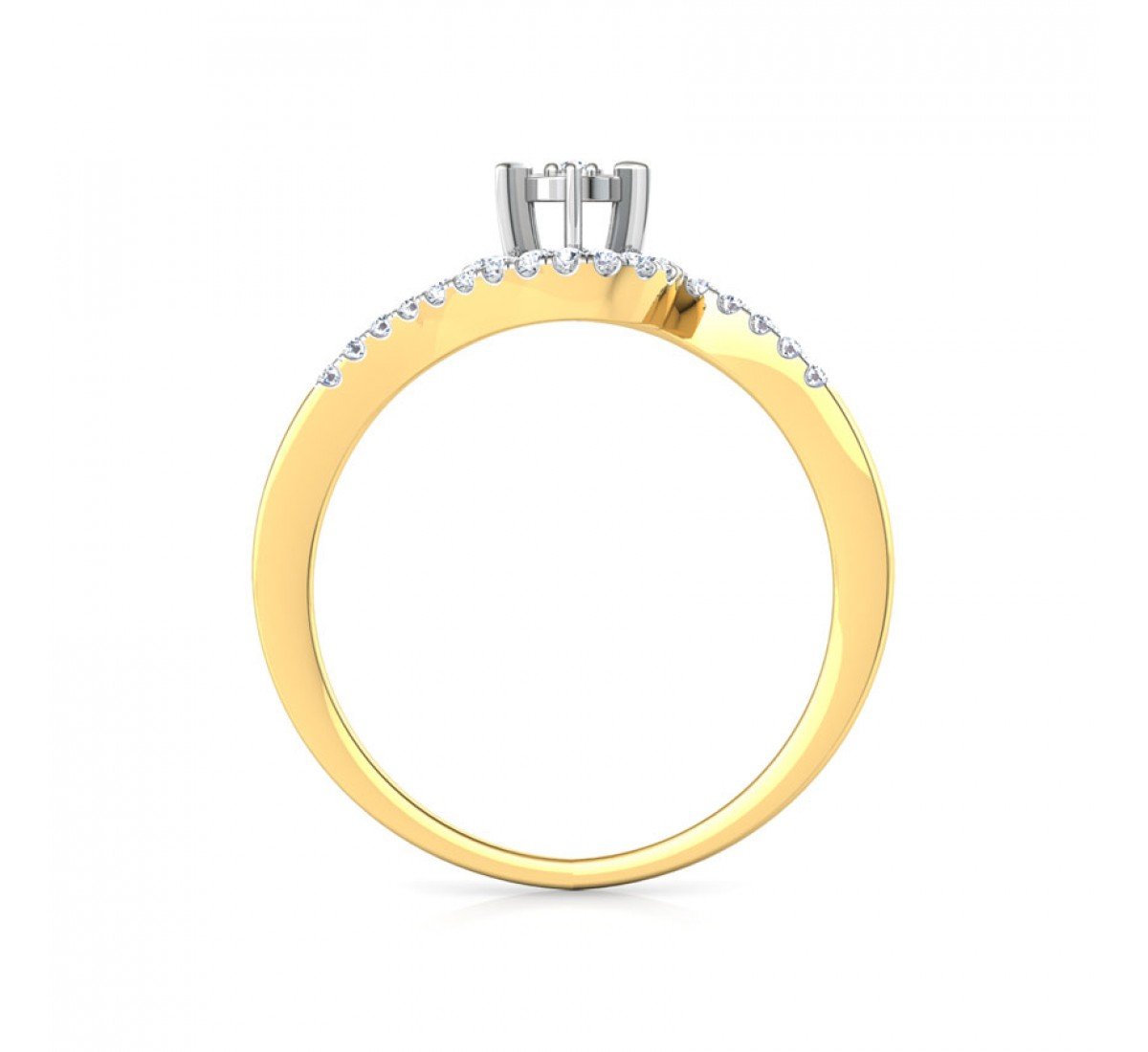 Imperial Twist Diamond Ring