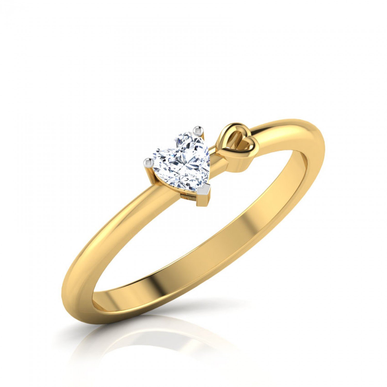 Corazon Solitaire Diamond Ring Corazon Solitaire Diamond Ring