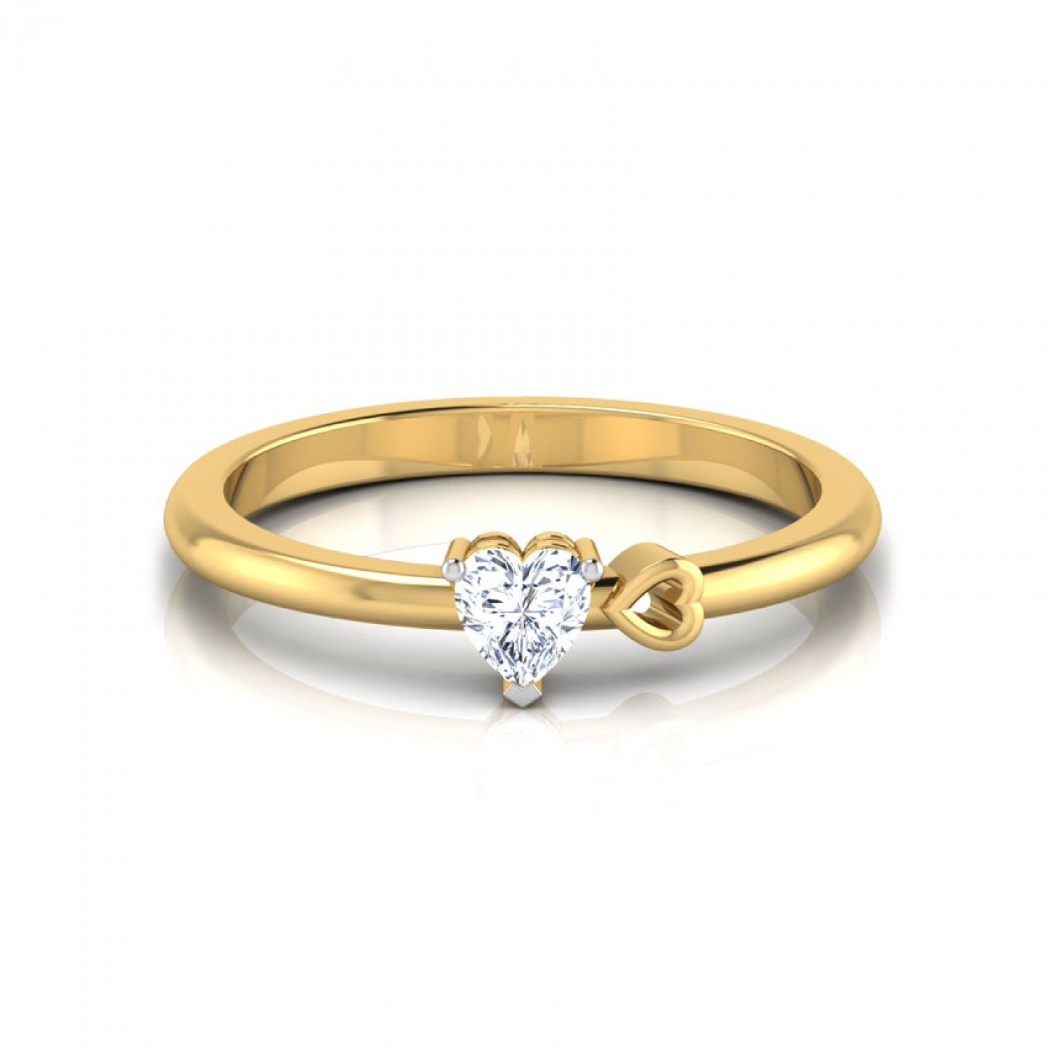 Corazon Solitaire Diamond Ring Corazon Solitaire Diamond Ring