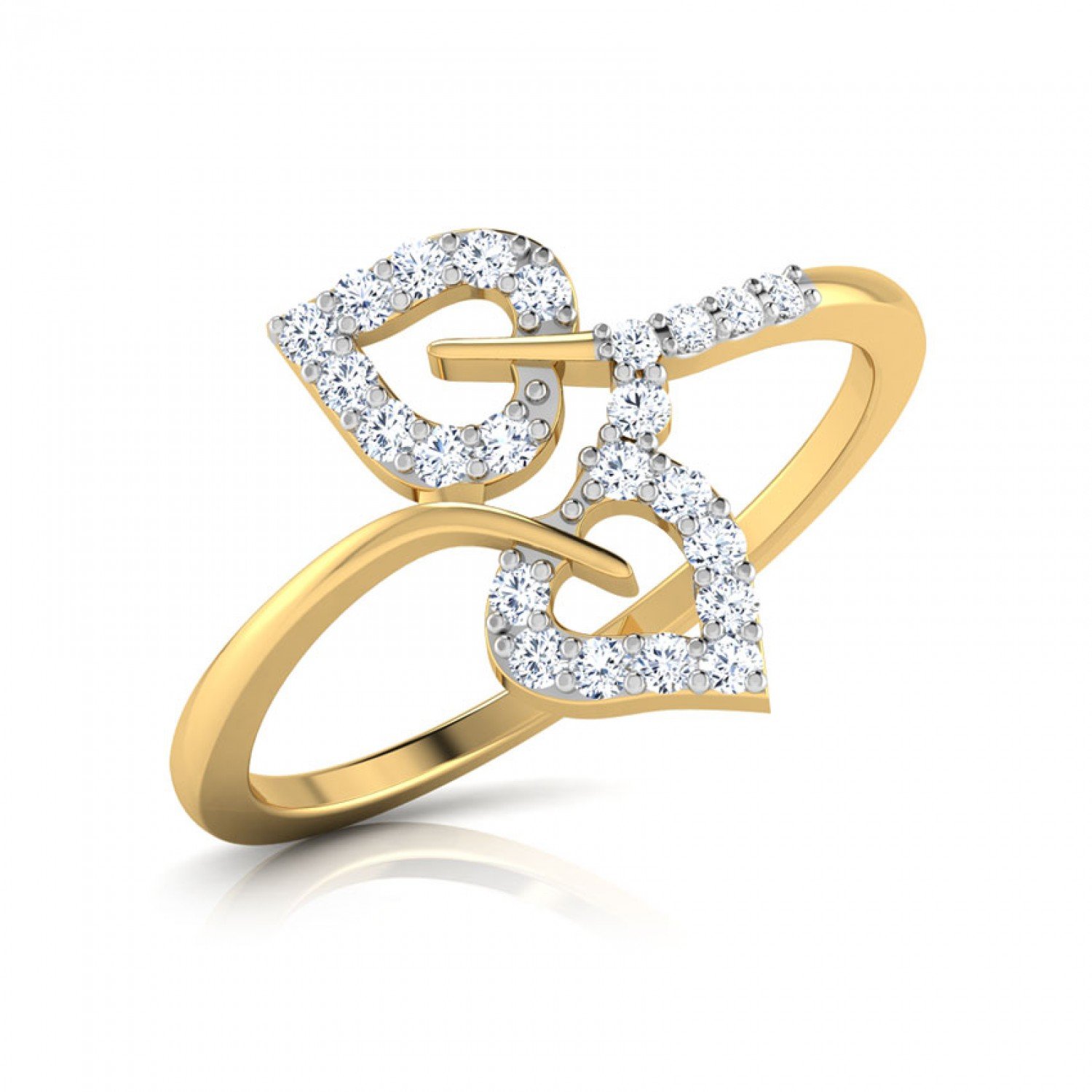 Jubilant Wave Diamond Ring