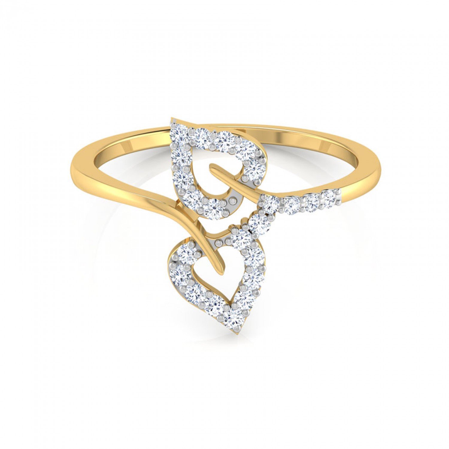Jubilant Wave Diamond Ring