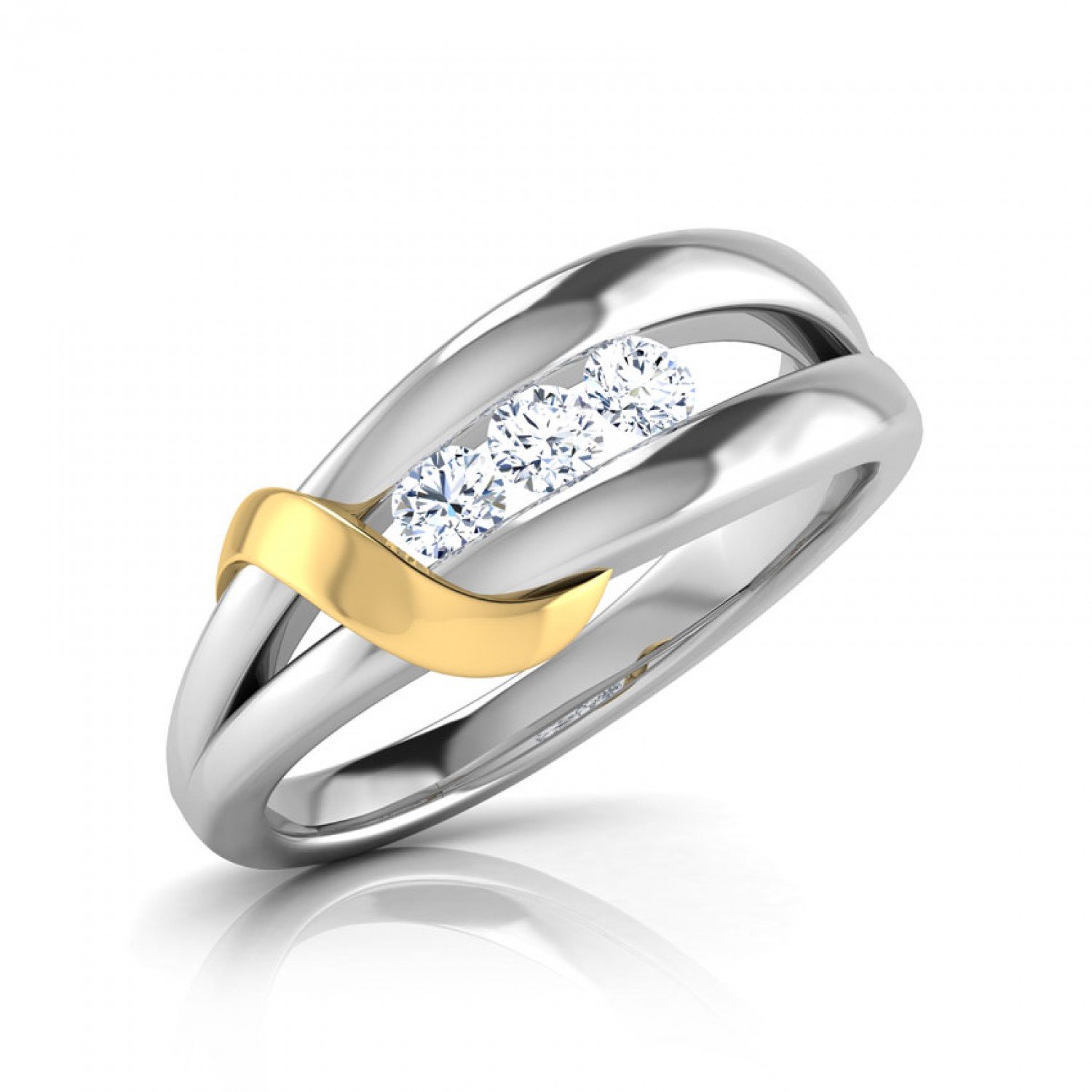 Sculpture Braid Diamond Ring Sculpture Braid Diamond Ring