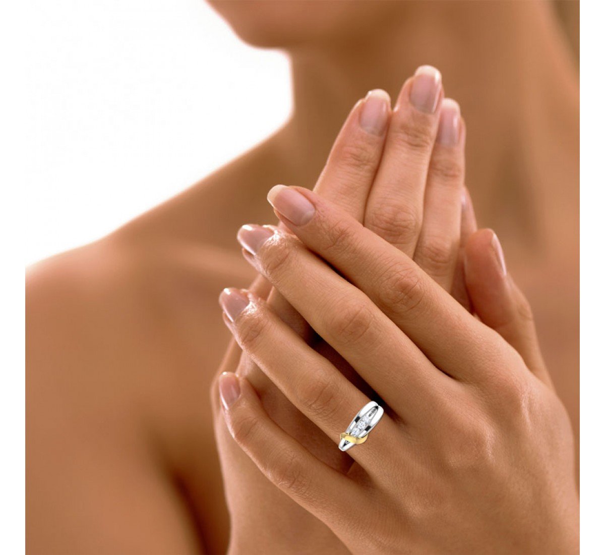 Sculpture Braid Diamond Ring